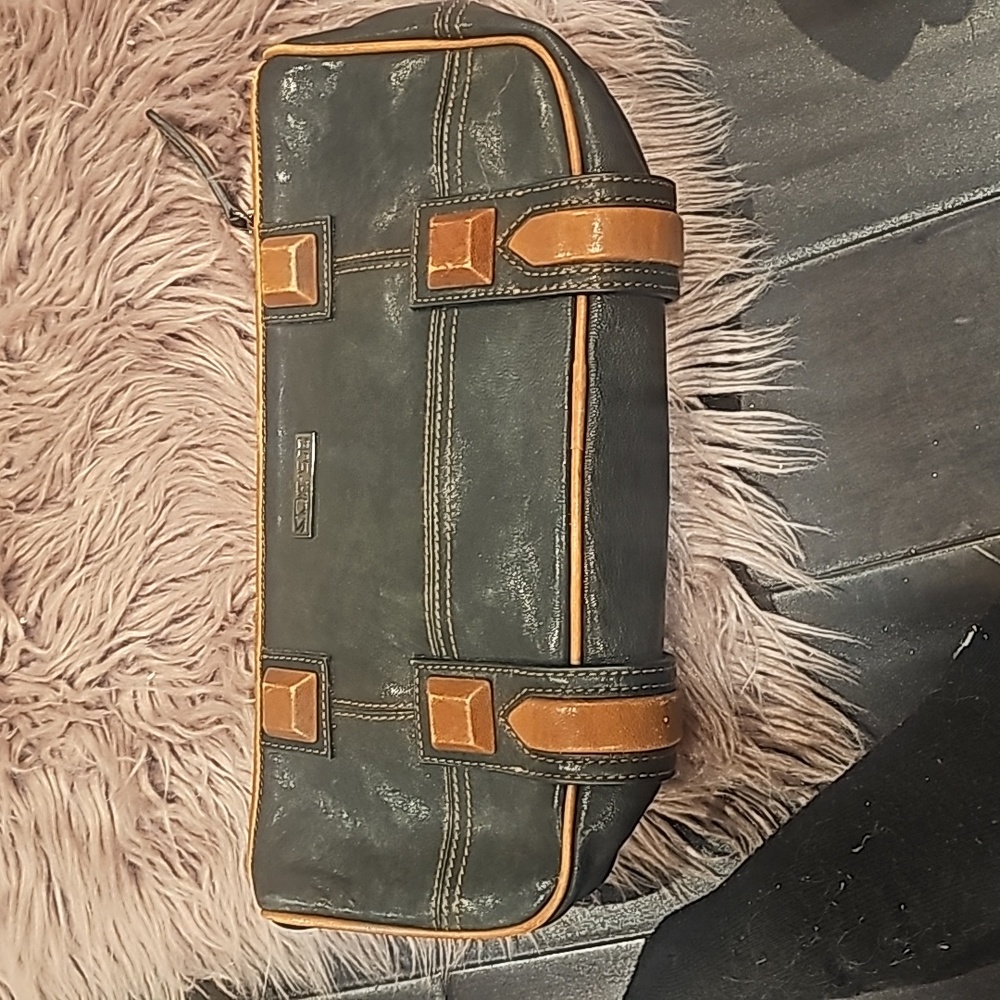 Joes Jeans leather clutch